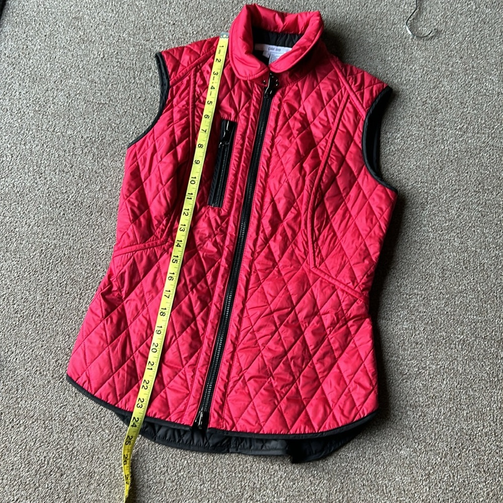 NWT Reversible Red to Black Carlisle Per Se Venom Cherry Red Quilted Vest - Picture 13 of 15